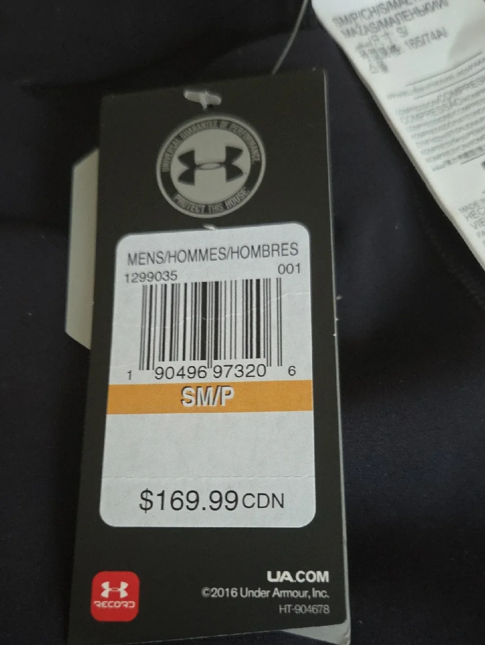 Under Armour Heatgear Compression Tights.  Men's Small - Picture 5 of 5